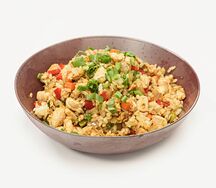 Рис с куриным филе в японском стиле