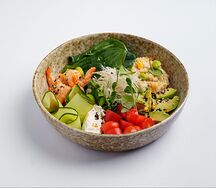 Боул с креветками