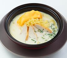 Сырный рамен с курицей