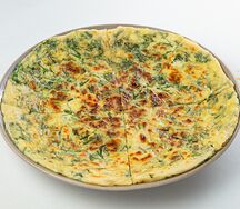 Хычины с брынзой и зеленью