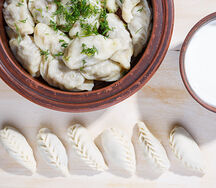 Курзе с творогом и зеленью