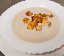 Крем-суп с грибами