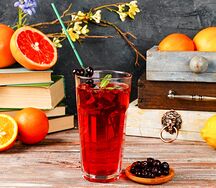 Натуральный лимонад Смородина собственного приготовления