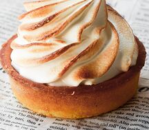 Тарталетка лимонная с меренгой