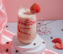 Кофейный милкшейк Клубничный рай