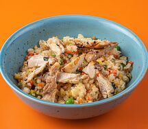 Рис с курицей в устричном соусе