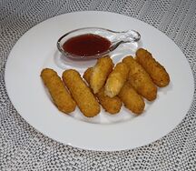 Сыр Чеддер жареный