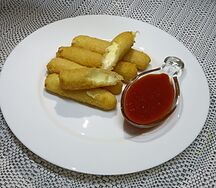 Сыр Моцарелла жареный