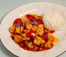 Курица в кисло-сладком соусе