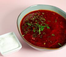 Борщ с говядиной