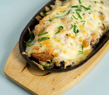 Сковородка с цыпленком