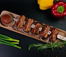 Шашлык из свиных ребер