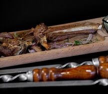 Шашлык из бараньей корейки