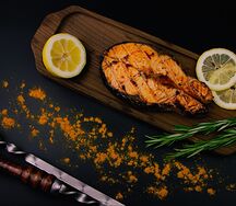 Стейк из семги