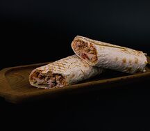 Шаурма на углях из свинины