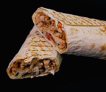 Шаурма на углях из курицы