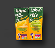 Сок Добрый в ассортименте 0,200мл