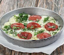 Яйцо с колбасой