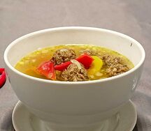 Суп с фрикадельками