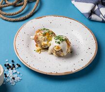 Куриные митболы с сыром гауда в сливочном соусе