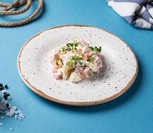 Оливье с ветчиной