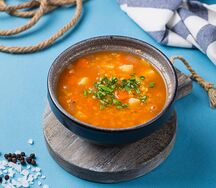 Овощной с чечевицей