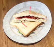 Сэндвич с лососем