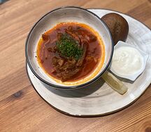 Суп Солянка из трех видов мяса