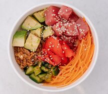 С тунцом большой