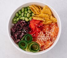 С лососем большой