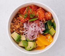 С острым лососем большой