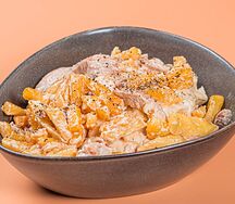 Картофель по-бельгийски со сливочным соусом