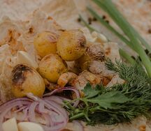 Картофель на углях