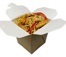 Курица в сливочном соусе Лапша Макси