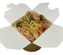 Бекон с шампиньонами в сливочном соусе Лапша Макси