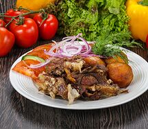 Казан-кебаб с бараниной