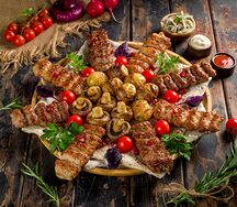 Ассорти люля с овощами N1