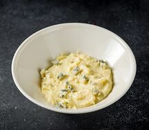 Картофельное пюре с горгонзолой