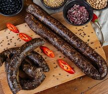 Говяжья сушёная колбаса отварная