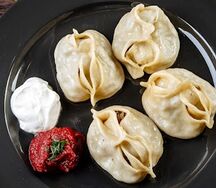 Манты с мясом