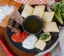 Хинкал аварский с отварным мясом