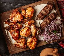 Шашлык из куриной голени