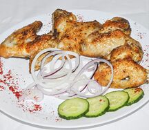 Шашлык из куриных крылышек