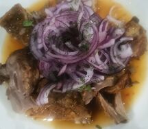 Тандыр гушт (мясо в тандыре)