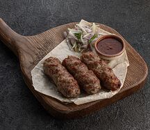 Люля-кебаб из говядины и свинины