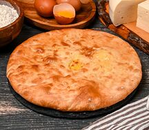 Хачапури хабизгина с сыром и картофелем