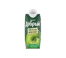 Сок добрый для детей яблочный