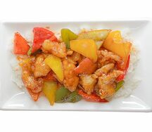Цыпленок в кисло-сладком соусе
