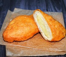 Пирожок печеный с картошкой
