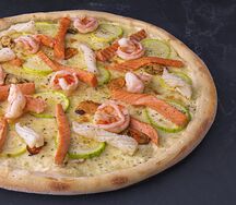 Пицца Дары моря (сливочная)
